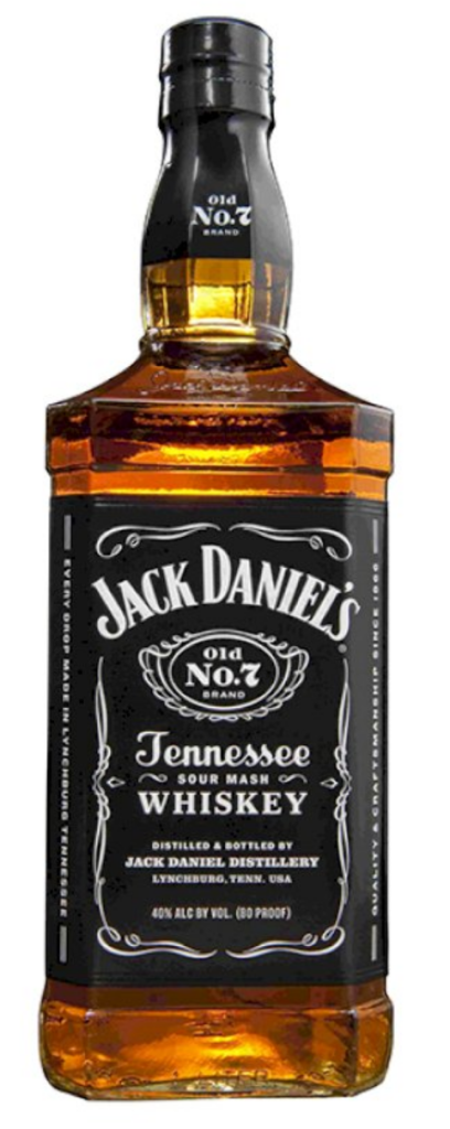 Alkoholiskā dzēriena "Jack Daniels" pudele alk. 40% tilp.